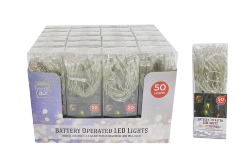 50 Battery Operated Led Colour Lights 50 Battery Operated Led Colour Lights